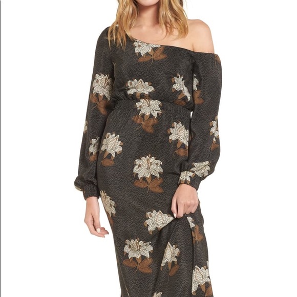 STONE COLD FOX Johnny One-Shoulder Dress In Dries - Picture 3 of 10